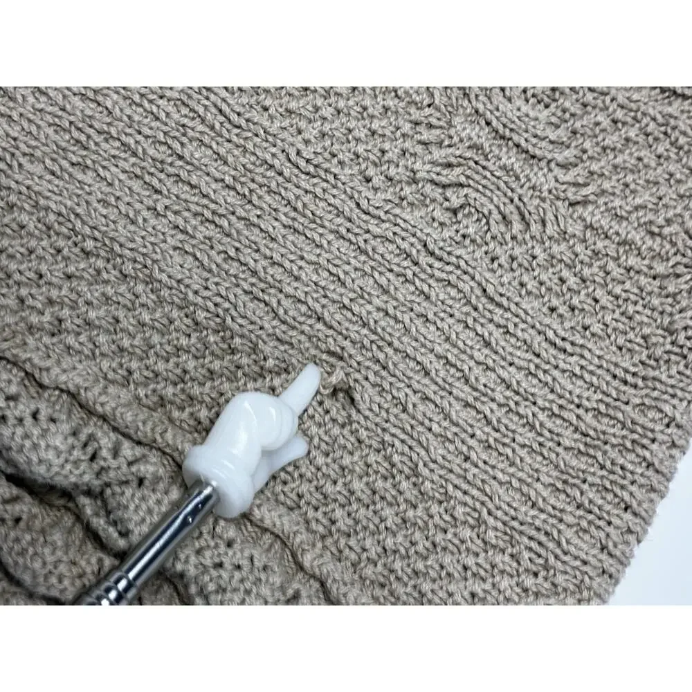 Babies R Us Brown Cable Knit Baby Blanket Cotton Ruffle Trim Geoffrey 2013